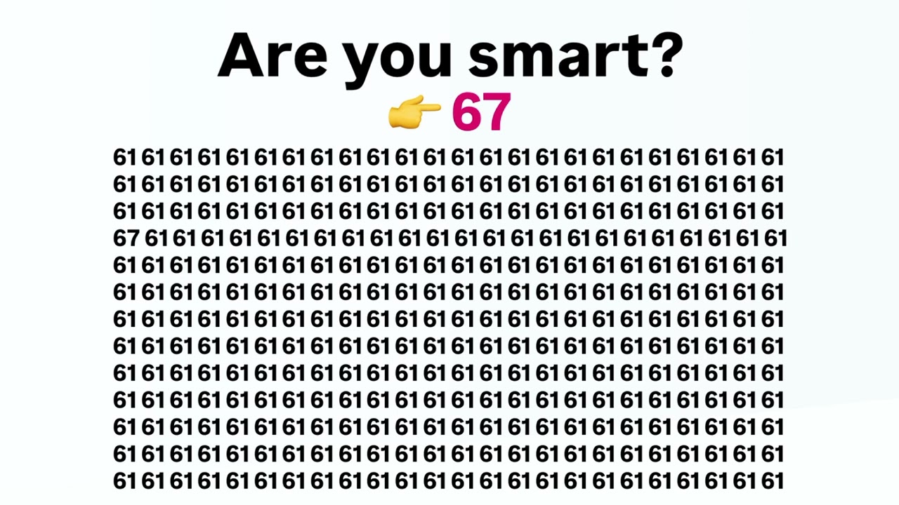 Are you really a genius? Find the odd number 