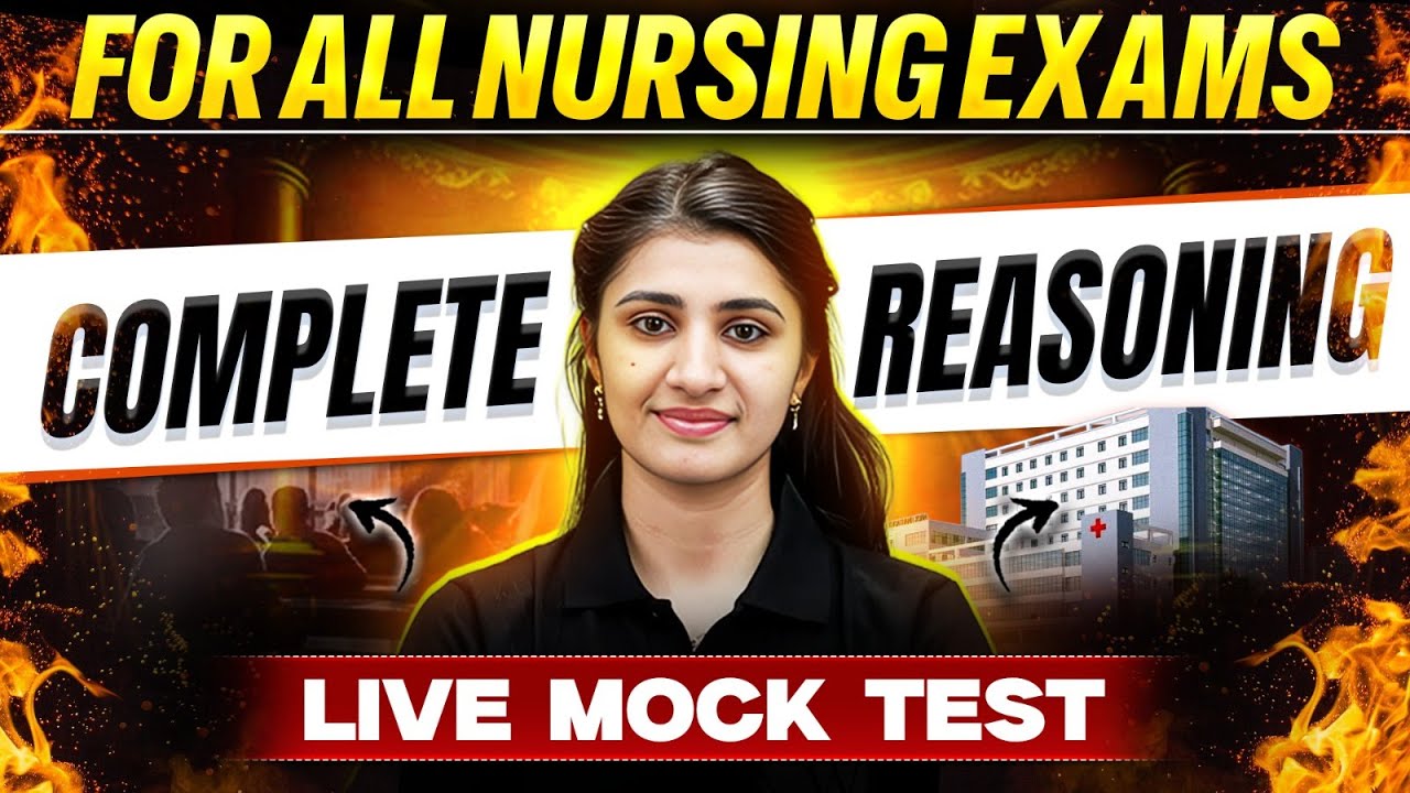 Reasoning Questions for Nursing Exam | RRB | AIIMS CRE | NORCET | By Sunny Sharma #norcetmcq