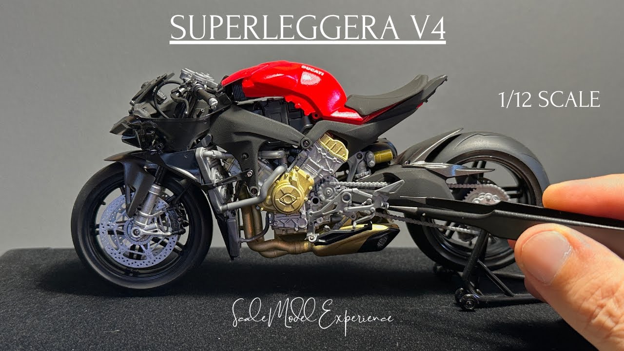 Assembling The Tamiya 1/12 Superleggera V4 Ducati : A Masterpiece in the Making