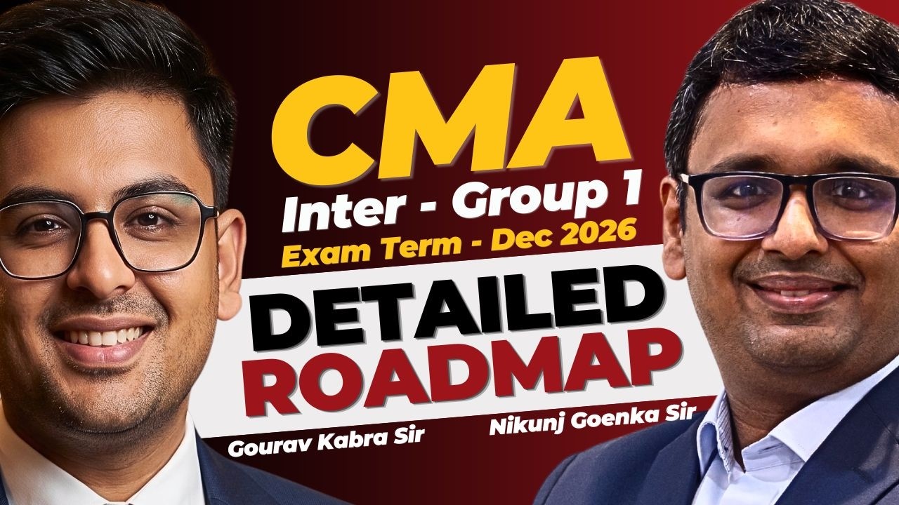 CMA Inter - Group 1  - Dec (2026) | COMPLETE ROADMAP