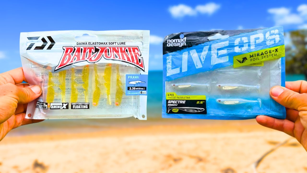 Which PLASTIC Works BEST For Land Based Fishing? (Rare!)