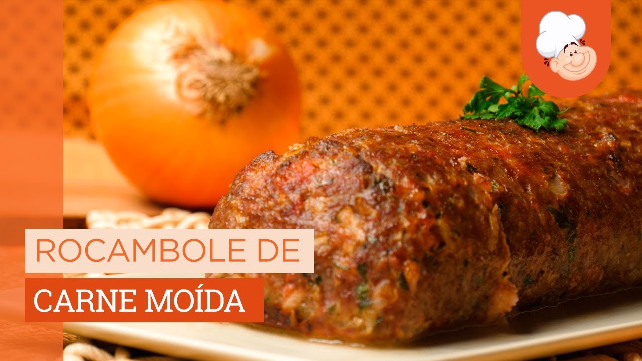 Rocambole de carne moída — Receitas TudoGostoso
