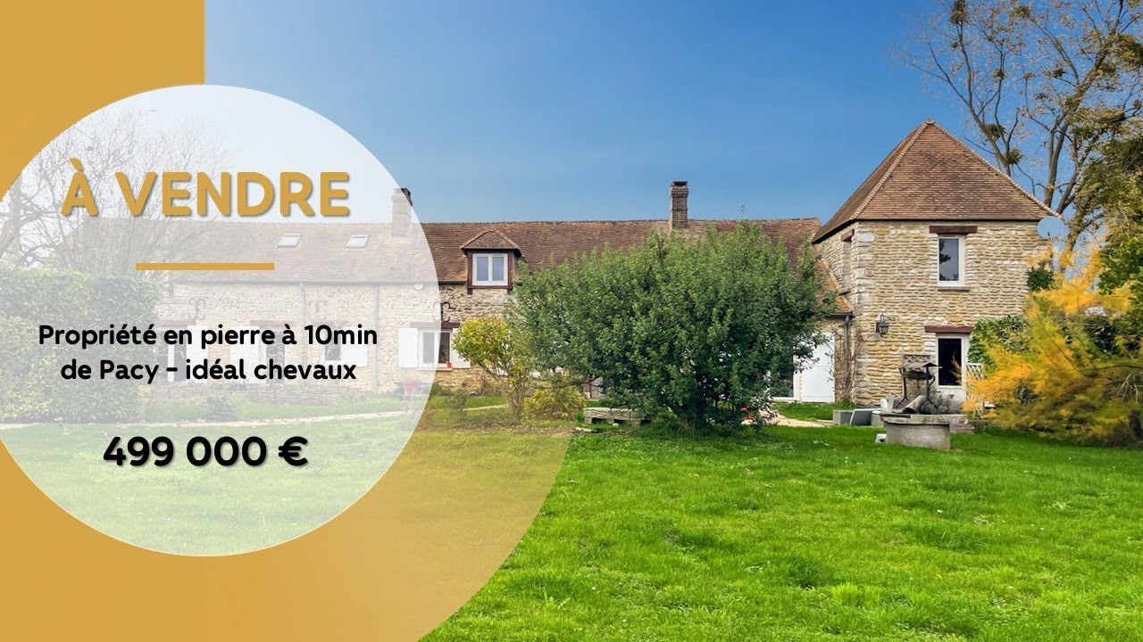 &Agrave; VENDRE - 499 000&euro; - Une superbe propri&eacute;t&eacute; en pierre avec 3 hectares - id&eacute;al pour chevaux !