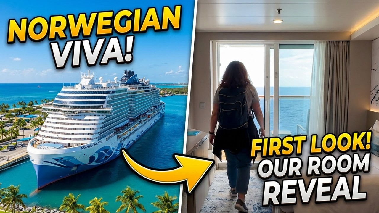 Norwegian Viva Experiences | BOARDING THE SHIP | STATEROOM TOUR
