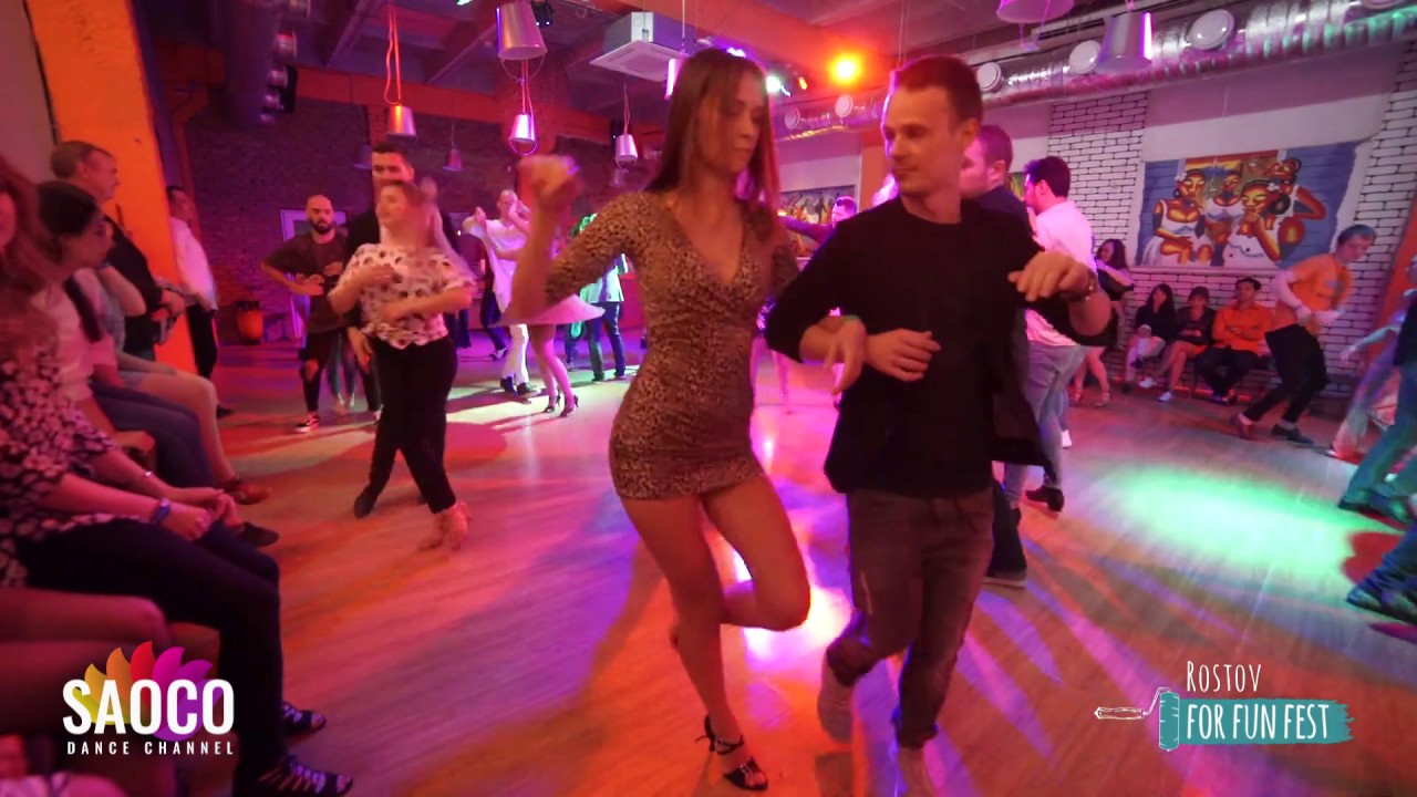 Sergey Vladimirovich and Anna Krylova Salsa Dancing at Rostov For Fun Fest, 01.11.2019 (SC)