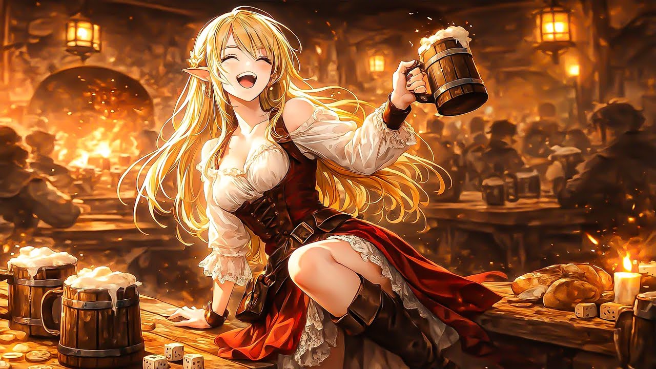 Christmas Medieval Tavern Fantasy Music | D&D Peaceful Tavern Music for Sleep, Study, Relaxation