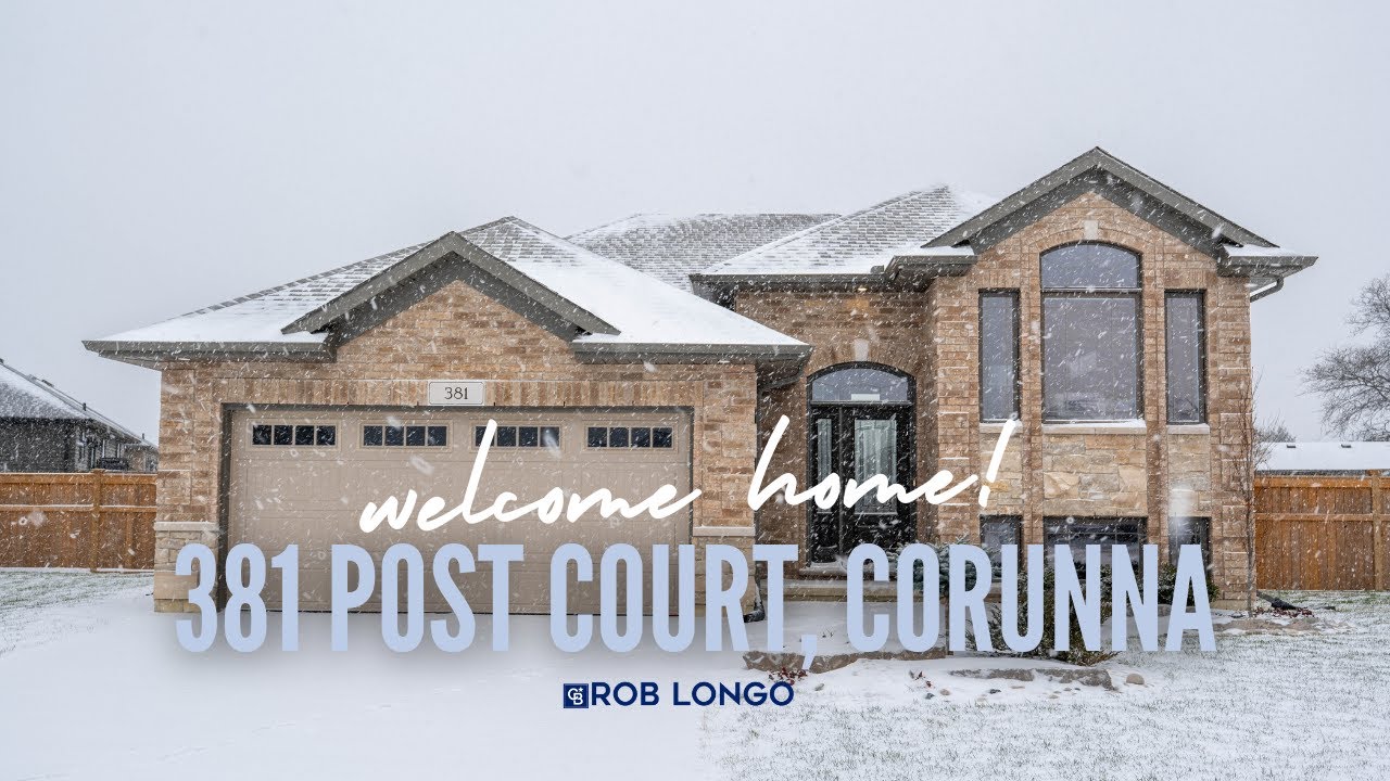 381 Post Court, Corunna, ON - Rob Longo CB Southwest Realty