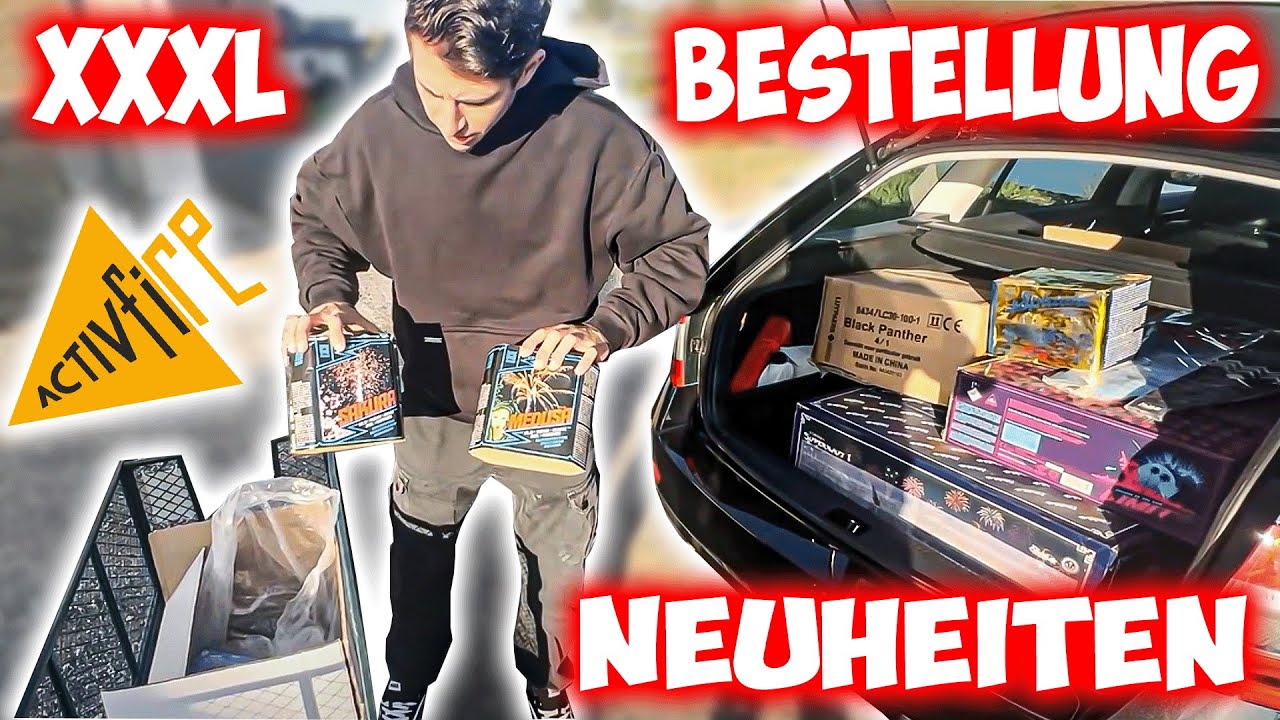 XXL 1500€ Feuerwerk Bestellung Abholen + Funke Neuheiten Einkaufen💥😍