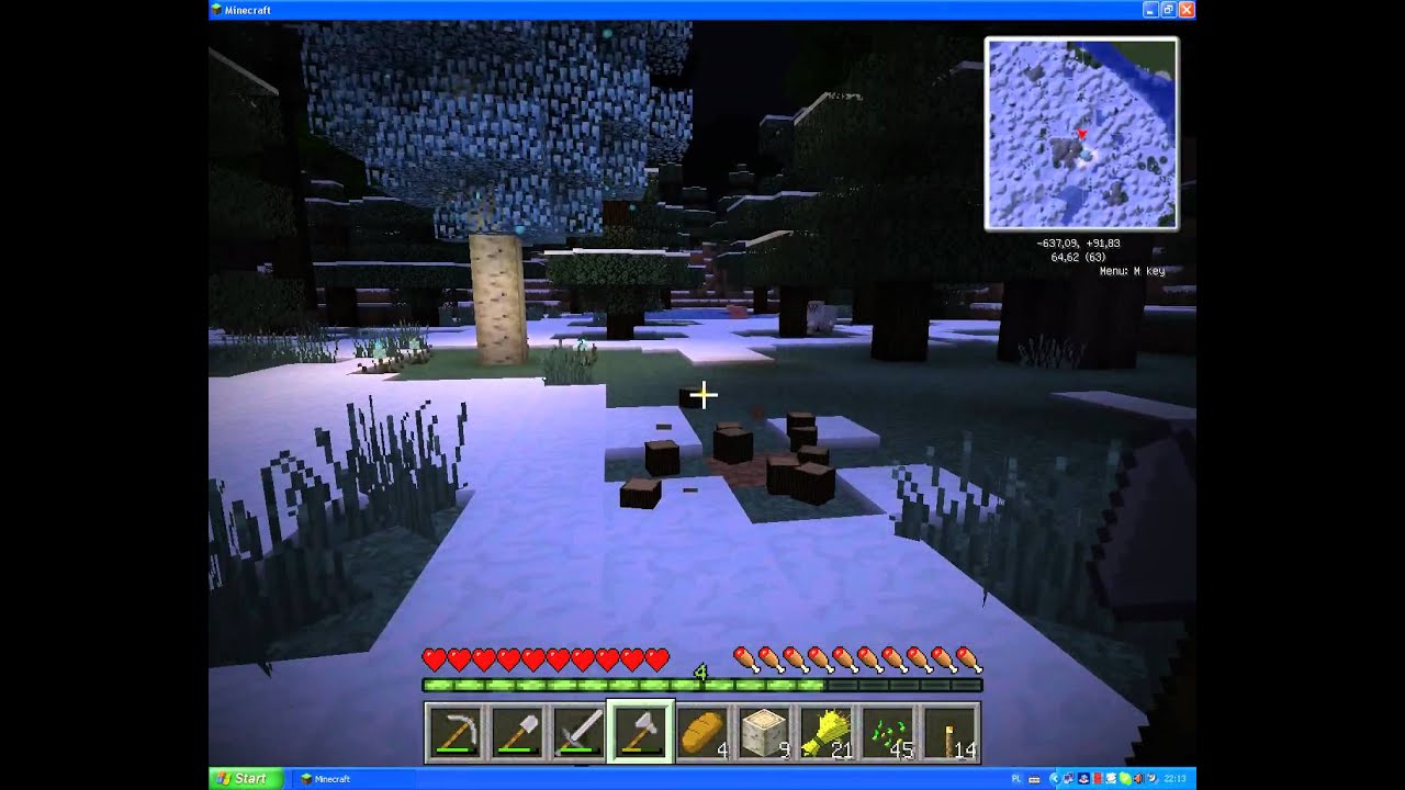 Minecraft SoLo z  Mikusi004 #Miejscowe Poszukiwania i Pierwsza Noc Odc. 1