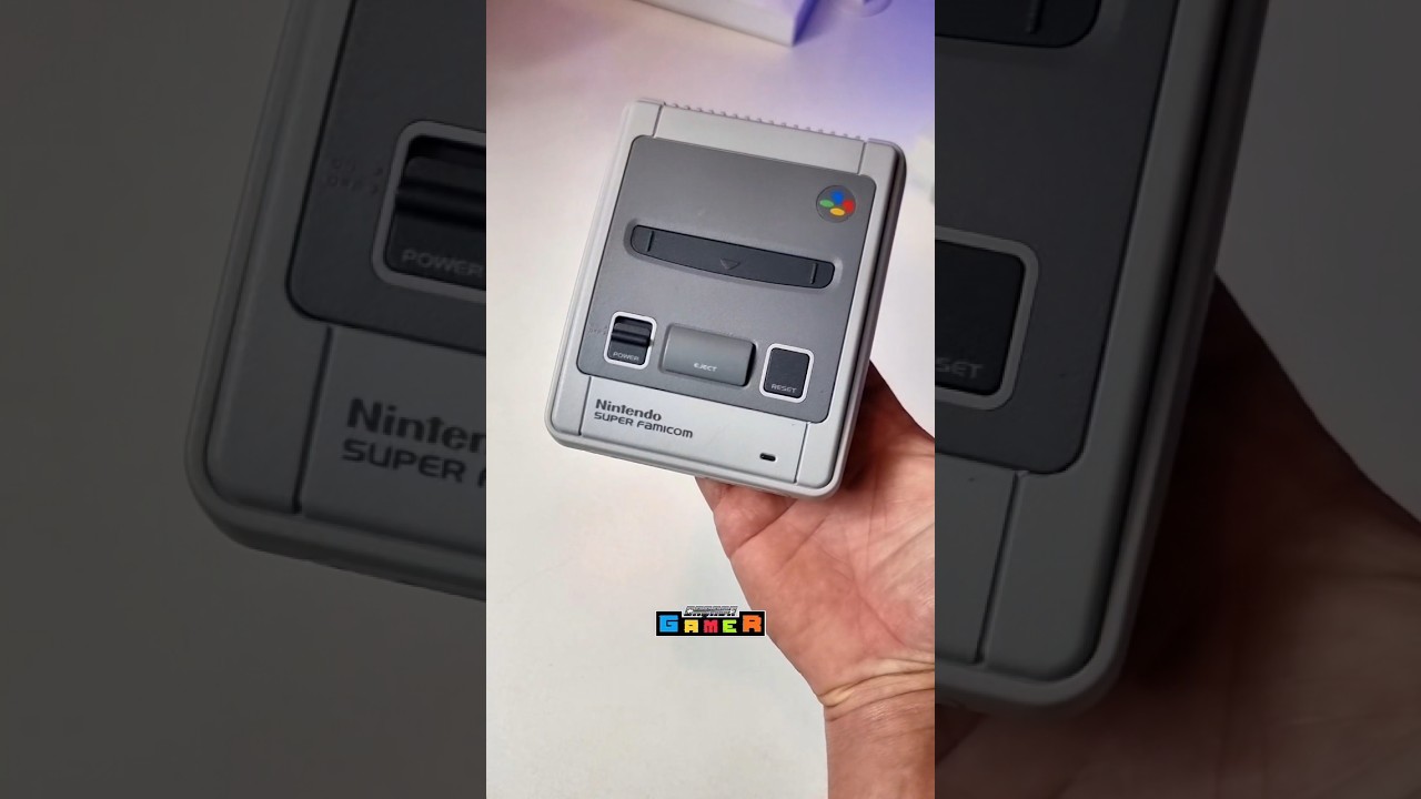 Super Famicom mini! Deixa no coment&aacute;rio o que voc&ecirc;s acharam! #Nintendo #superfamicom #shorts #viral