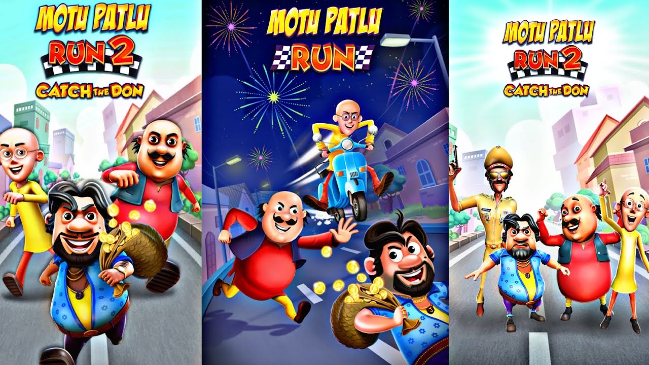 Motu Patlu Run Gameplay 2026 | Motu Patlu Run 2 Catch The Don Game 2026 | Motu Patlu Mobile Game 🤩❤️