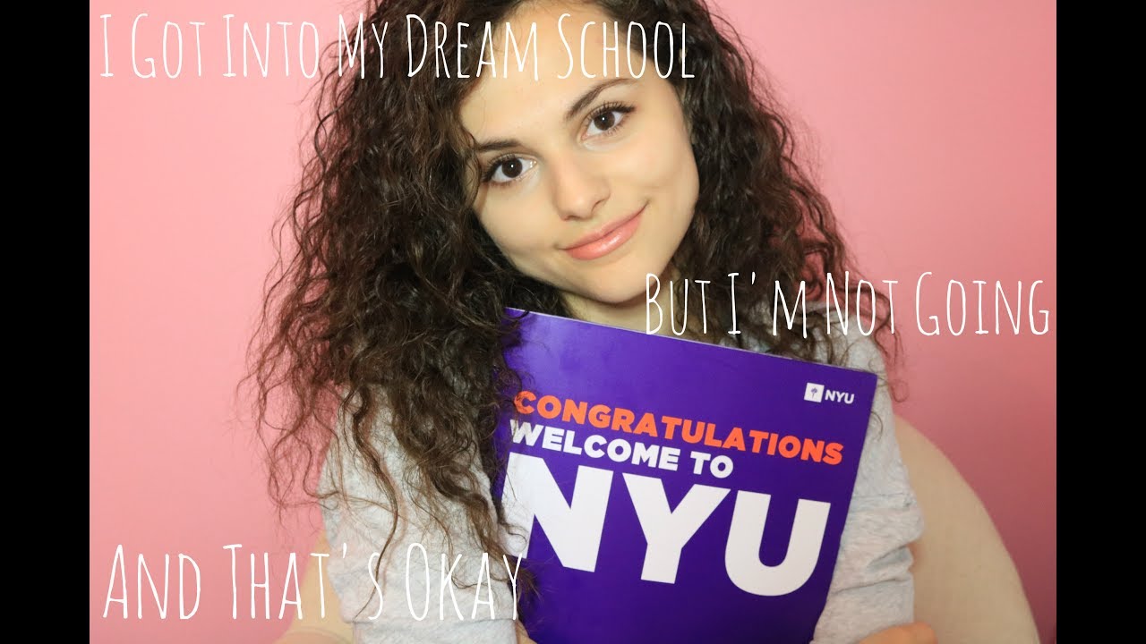 I Got Into My Dream School but I'm Not Going, And that's Okay