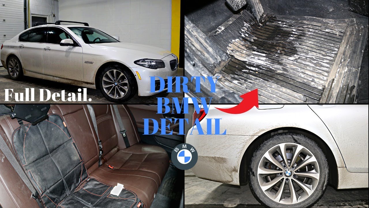 Car Detailing A Dirty BMW. Luxury Car Exterior & Interior Detailing. Insane BMW Transformation. ASMR