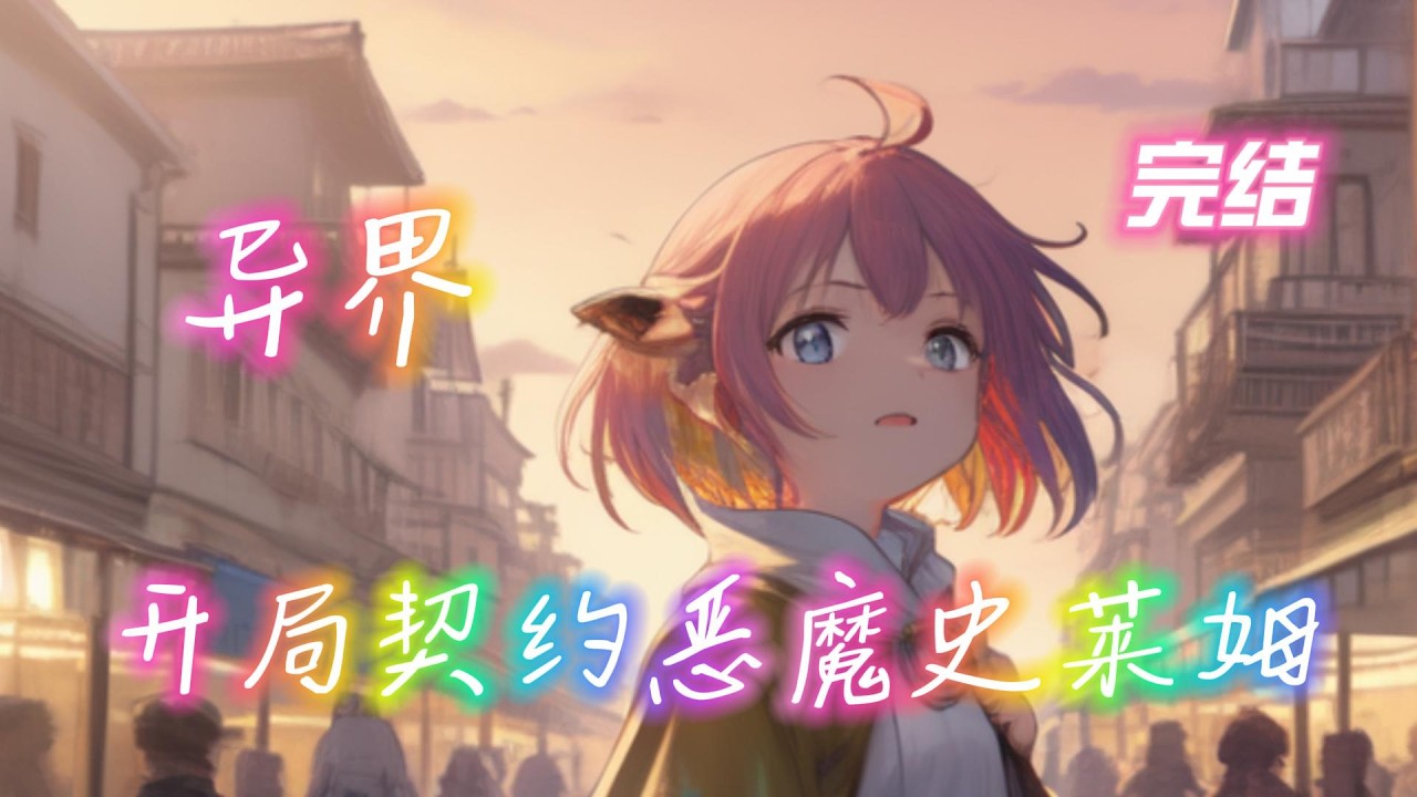 《异界：开局契约恶魔史莱姆》💥第1集💥开局绑定了个神赐系统。 自称时间女神的系统精灵——艾拉，竟然赖上我了？