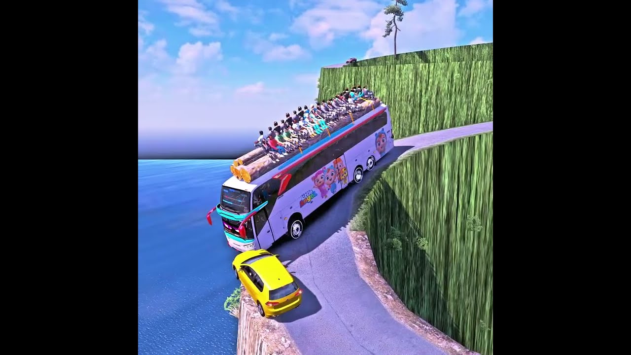 Escape from the World’s Most Dangerous Roads by Bus - Euro Truck Simulator 2