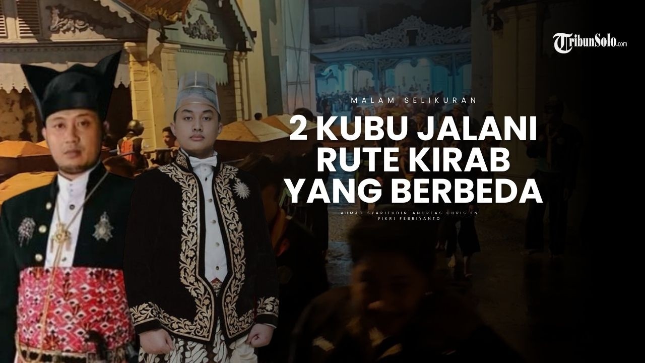 Suasana Malam Selikuran Keraton Solo, Kedua Kubu Jalankan Rute Kirab Masing-Masing