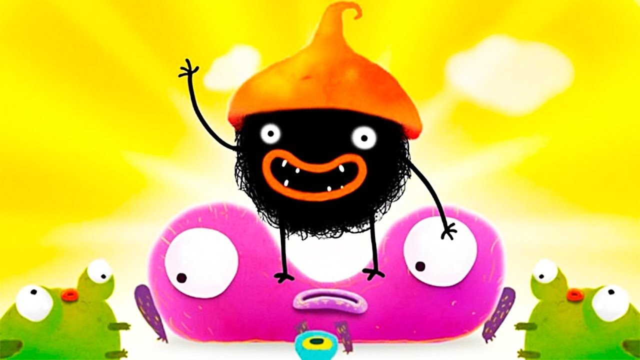ПРИКЛЮЧЕНИЯ ЧУЧЕЛ мультик игра для маленьких детей #18 игровой мультфильм 2018 Chuchel Черный шарик!