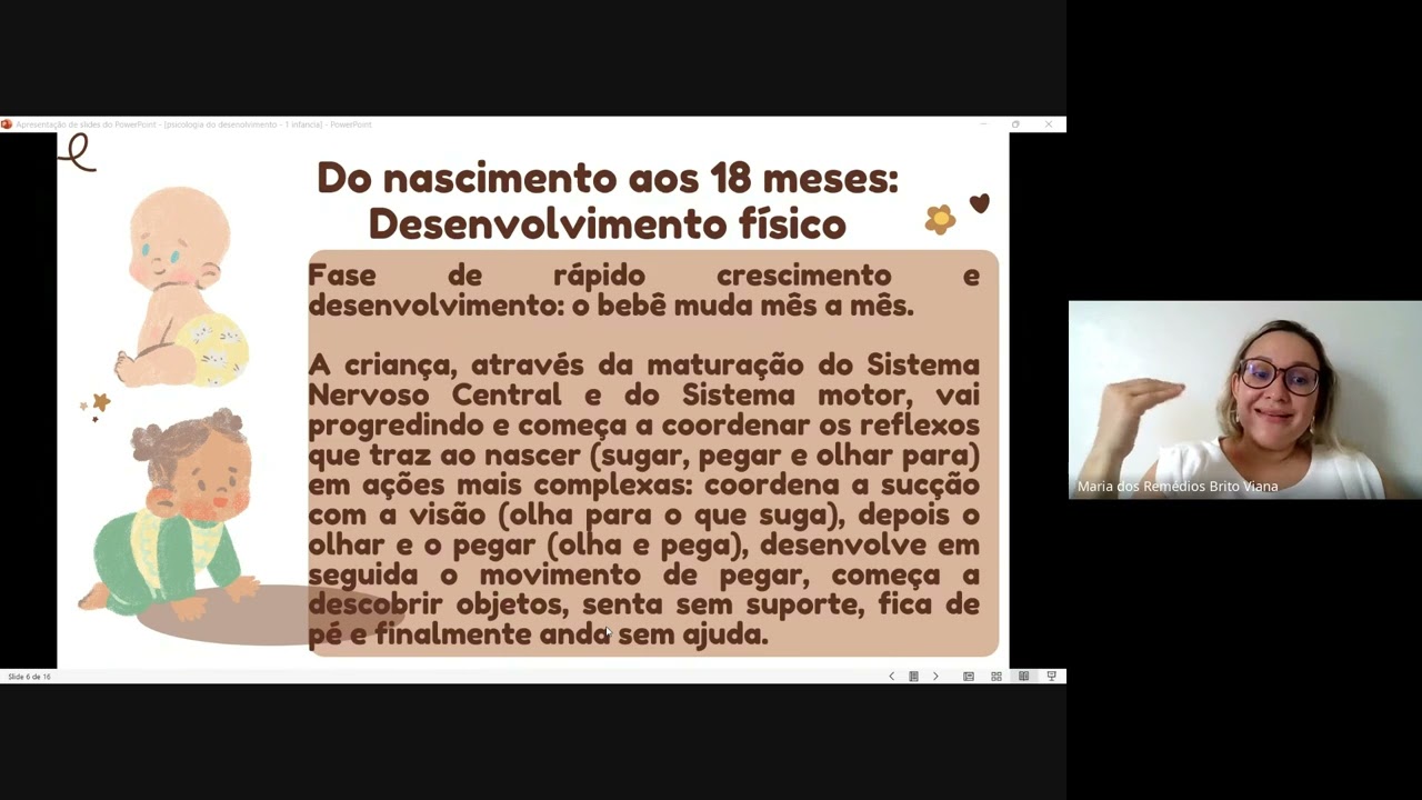 Aula - Psicologia do desenvolvimento (Primeira infância)