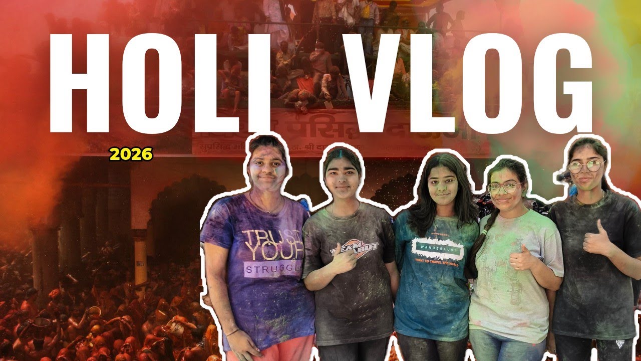 Holi 2026 🫟🫟 #vlog 