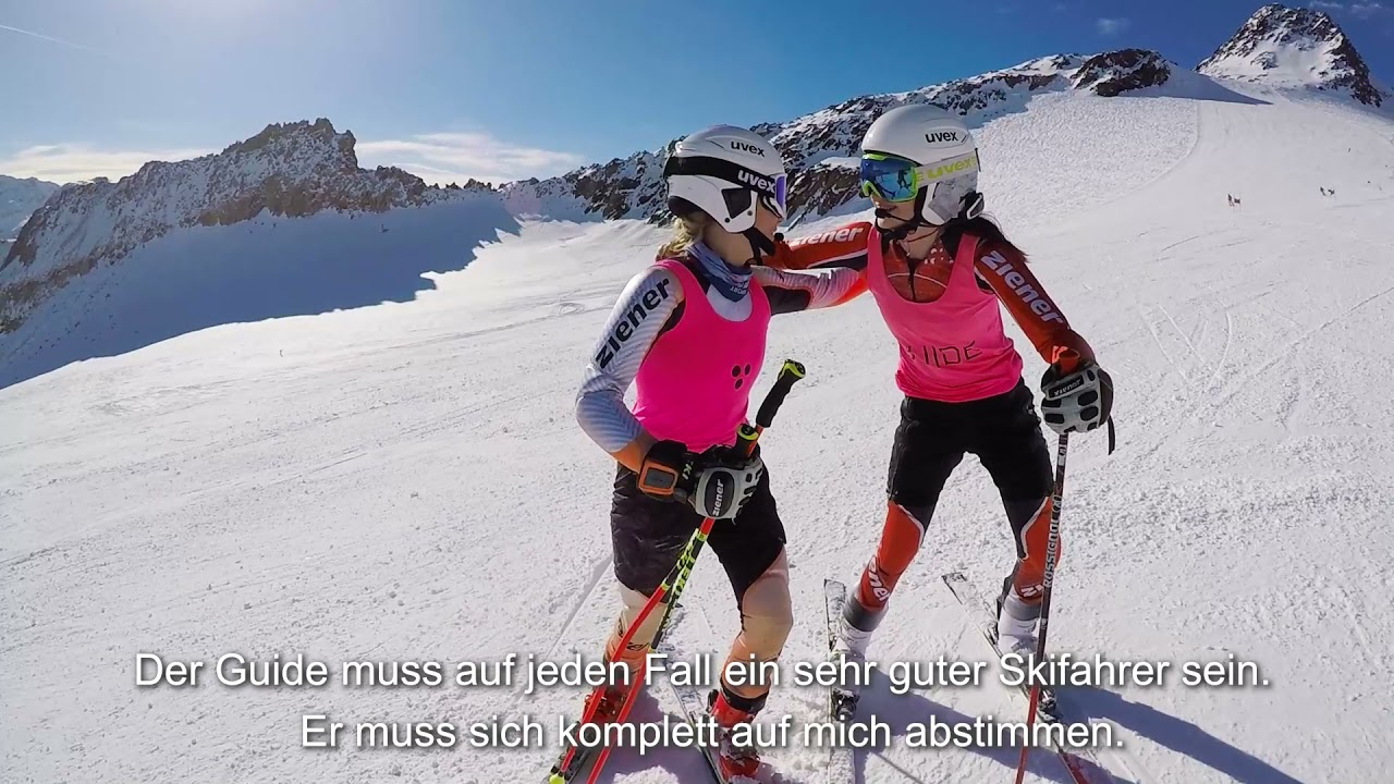 Paraski - mit Guide und viel Vertrauen die Piste runter: Toptalent Isabell Thal