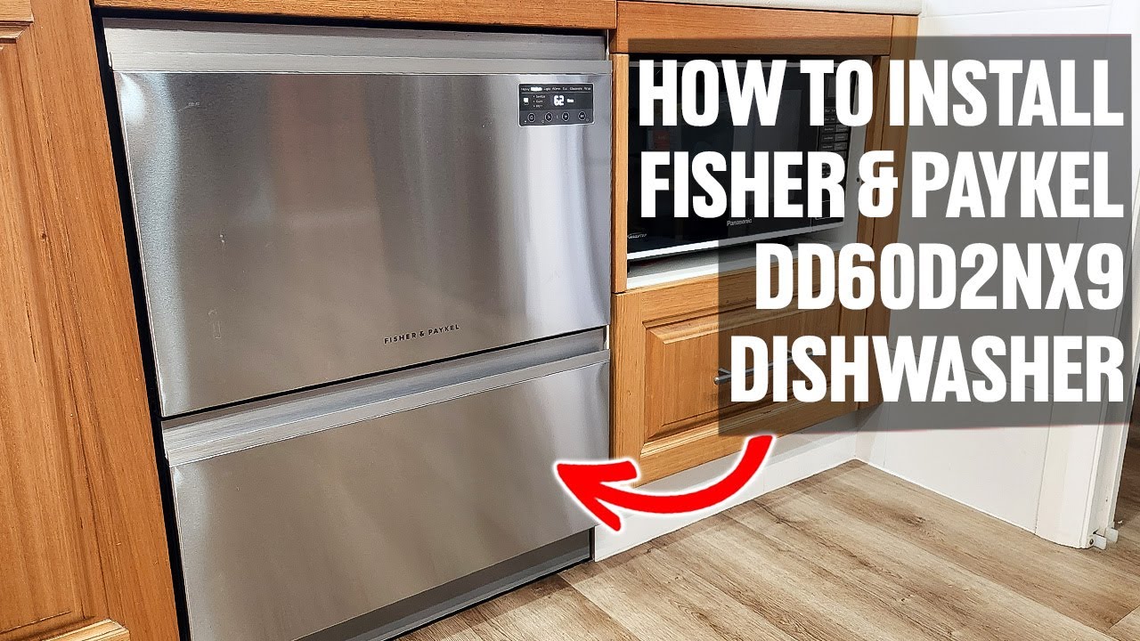 Замена ящика для посуды Fisher & Paykel своими руками (снятие DD605 и установка DD60D2NX9)