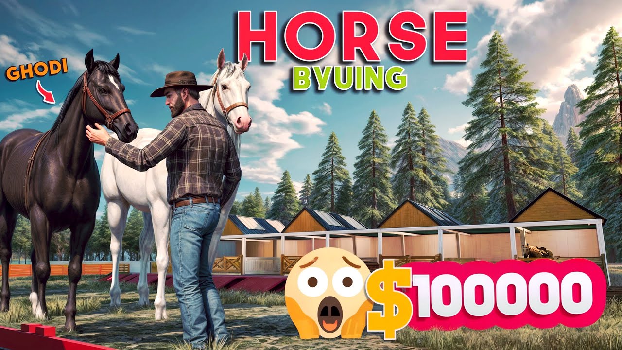 BUYING HORSE🐎 WORTH $100000???  Ranch Simulator | EP:23   🤠 Spanker Farming