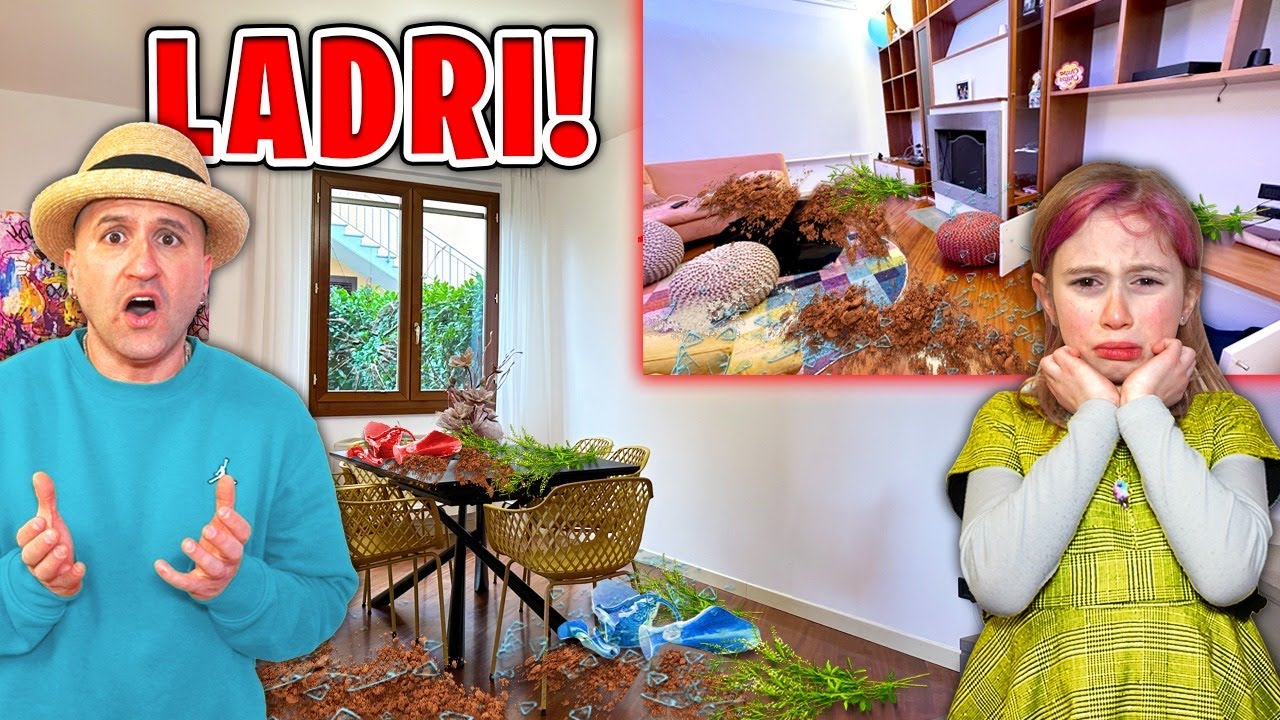 UN LADRO CATTIVO ENTRA NELLA NOSTRA NUOVA CASA ALLE 3 DI NOTTE E DISTRUGGE TUTTO!  *Giorgia Piange!*