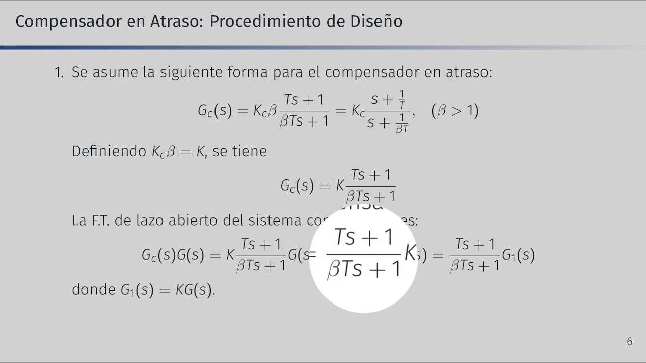 Diseño de Compensadores usando la Respuesta en Frecuencia - Compensador en Atraso y Adelanto-Atraso