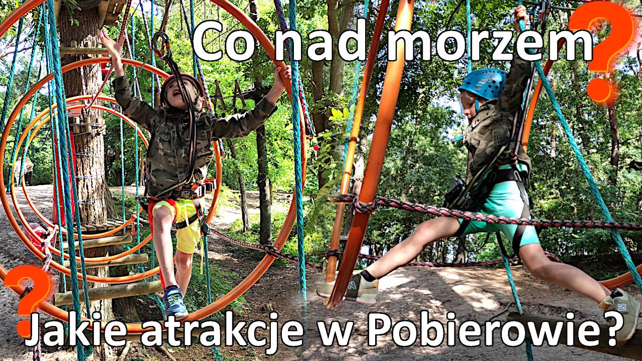 Co NAD MORZEM?  - Atrakcja w Pobierowie - Park linowy - Cz. 3