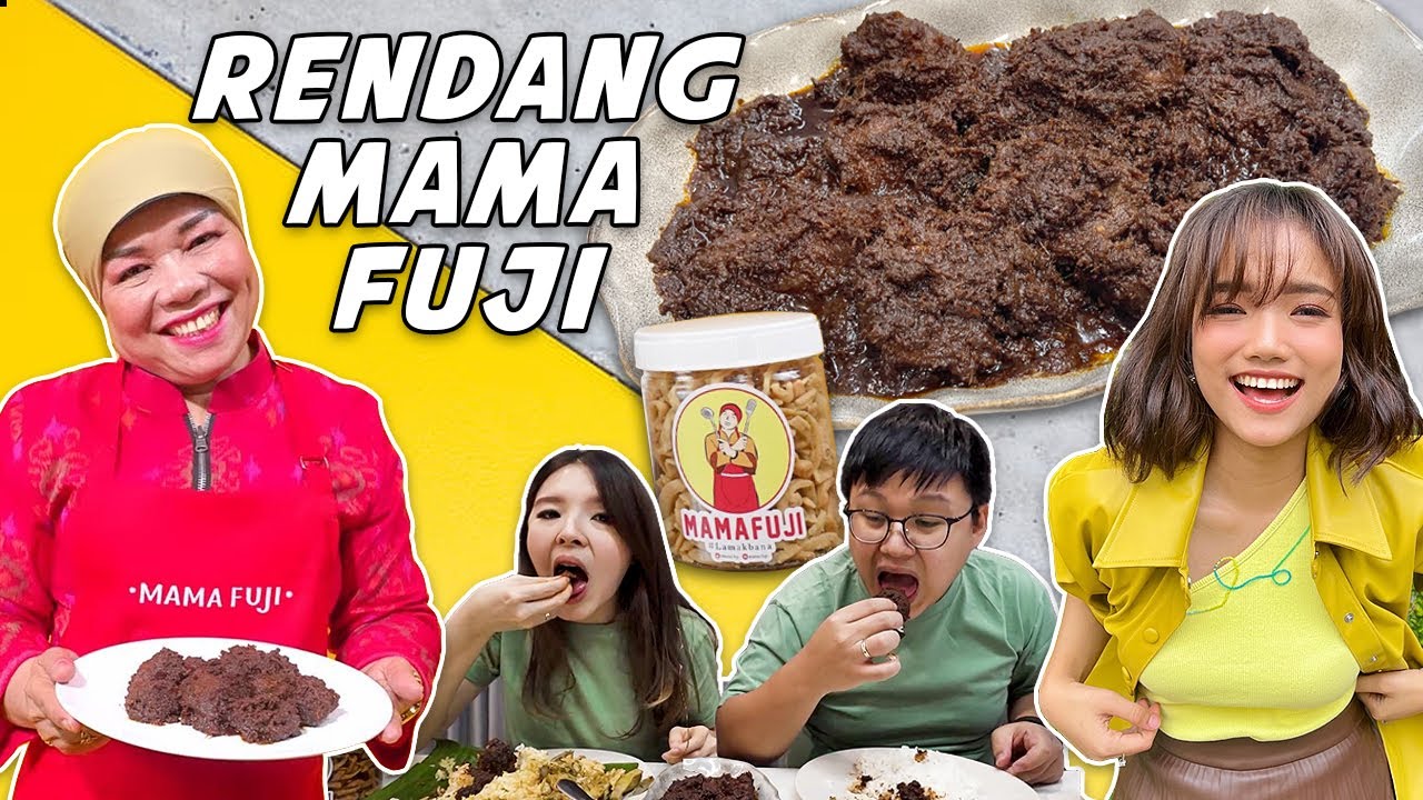 MAMA FUJI JUALAN RENDANG HARUS NGANTRI 1 BULAN !! SEENAK APA YA ??