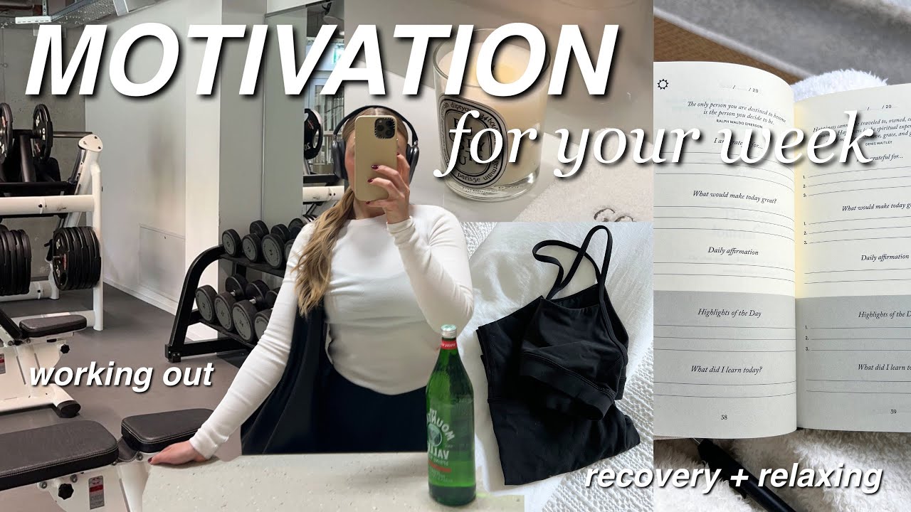 weekly MOTIVATION 🎧 staying disciplined + productive days in my life!