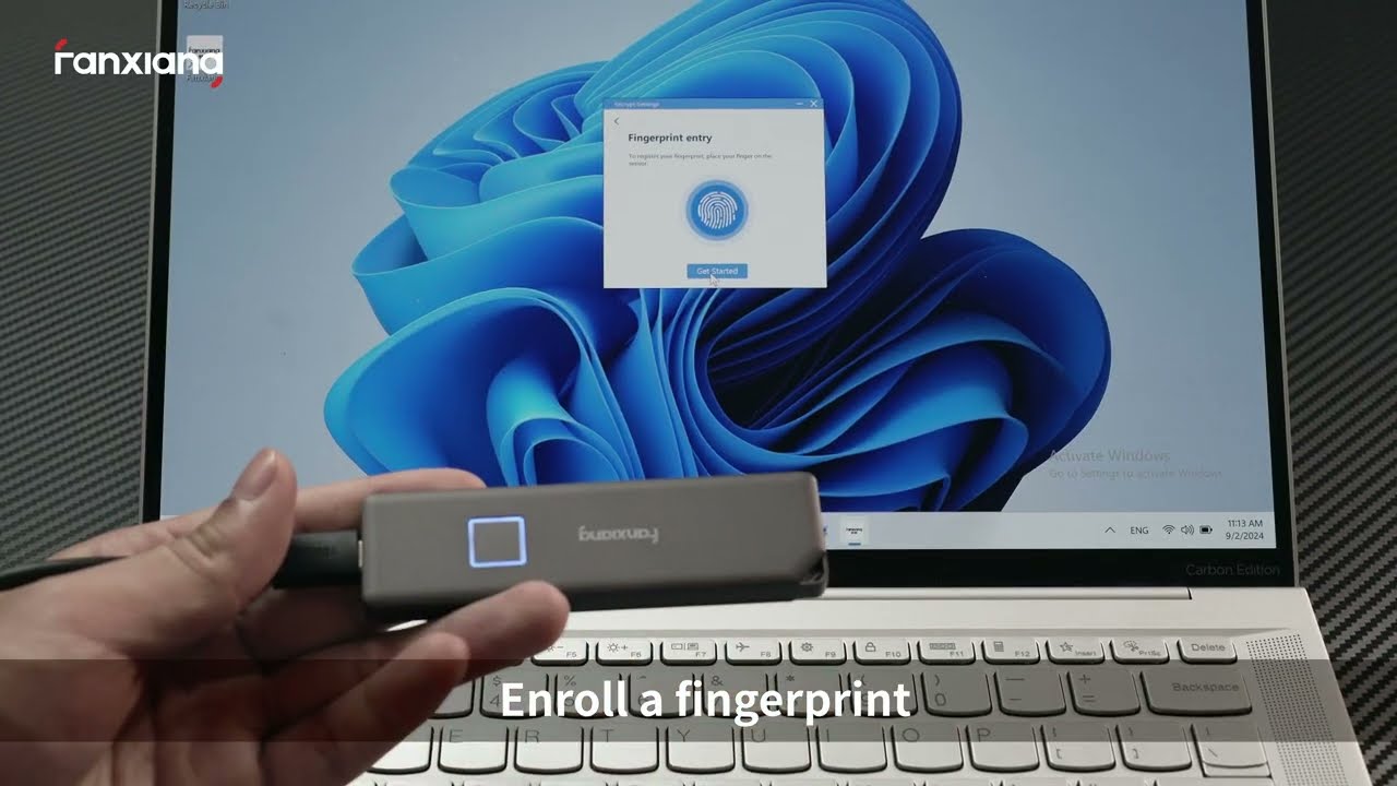 #PS160 Mobile solid-state drive with fingerprint recognition #FANXIANG #SSD