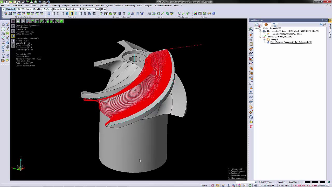 VISI 5-Axis Machining