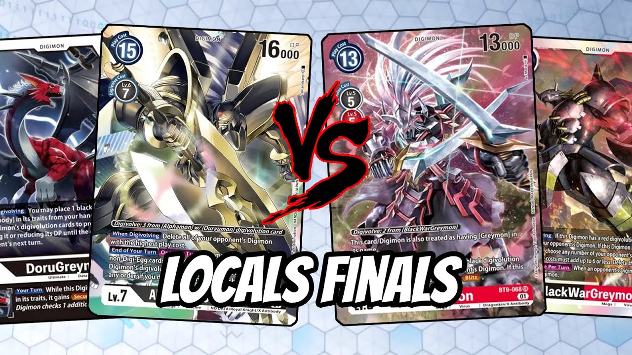 Alphamon vs Gaiomon Locals Finals (Digimon TCG BT9)