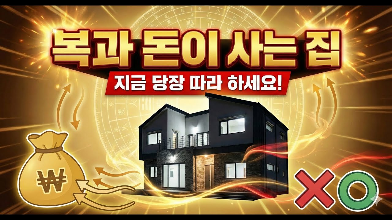풍수 하나로집 운명 갈립니다