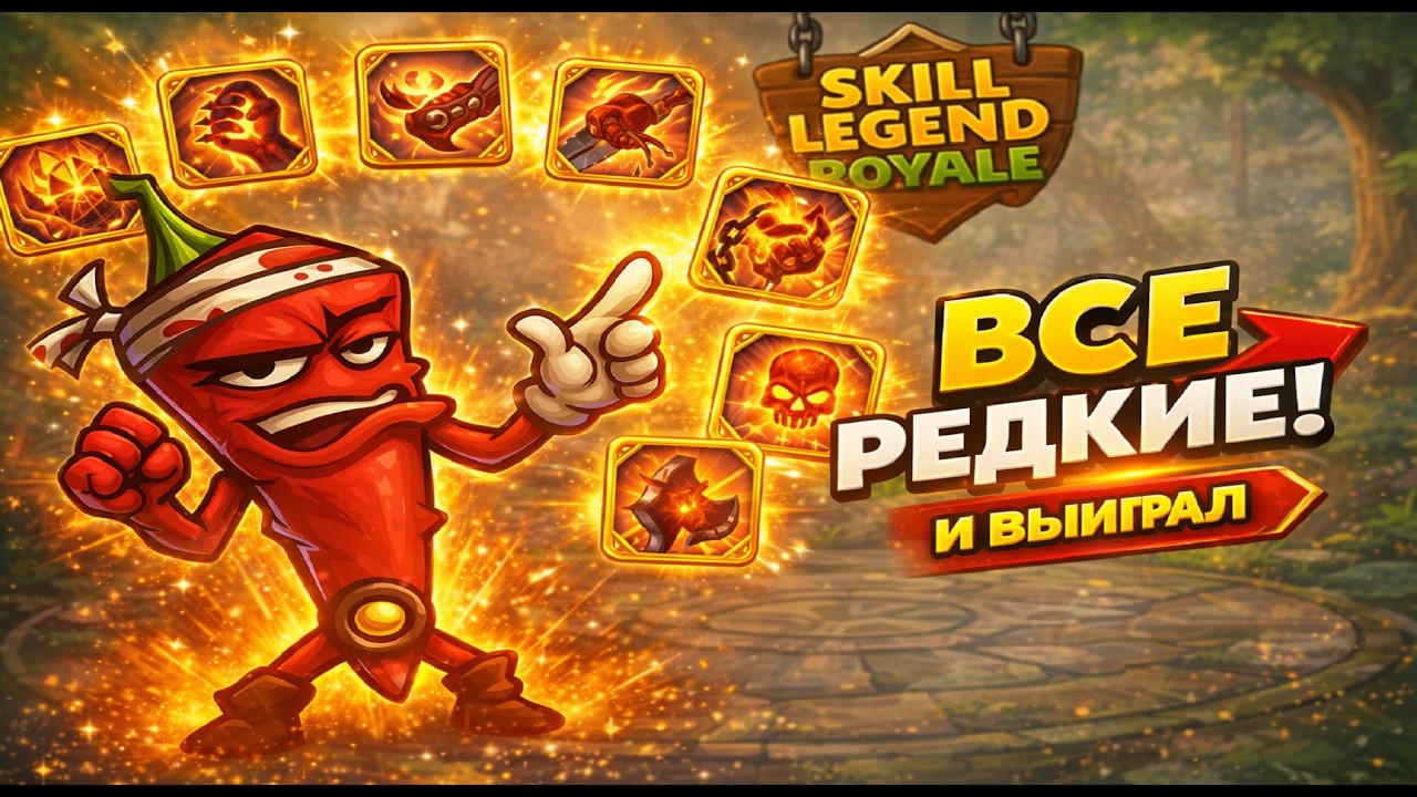 На покупал рарок — Перцовый стрелок  — Skill Legends Royale