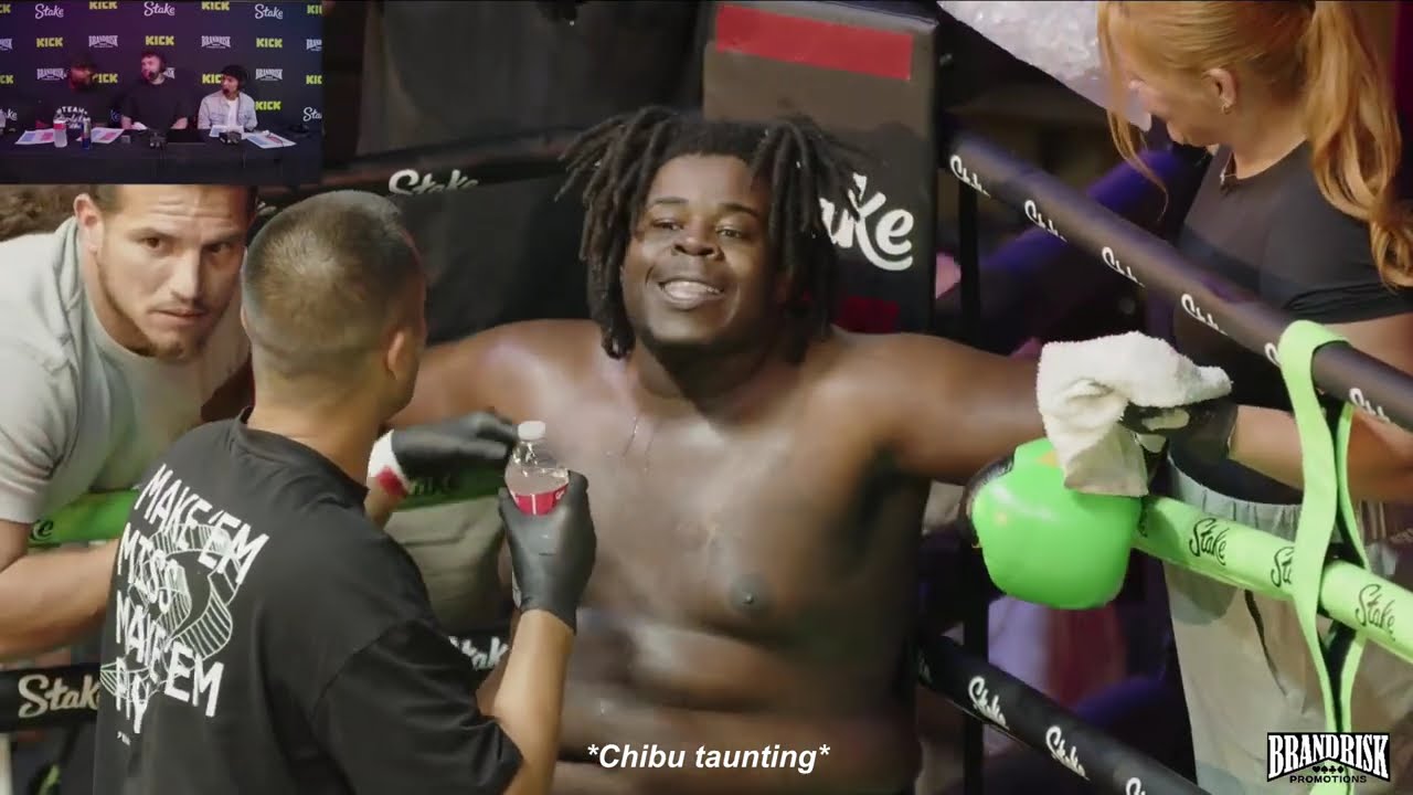 I RANDOMLY STARTED  BOXING