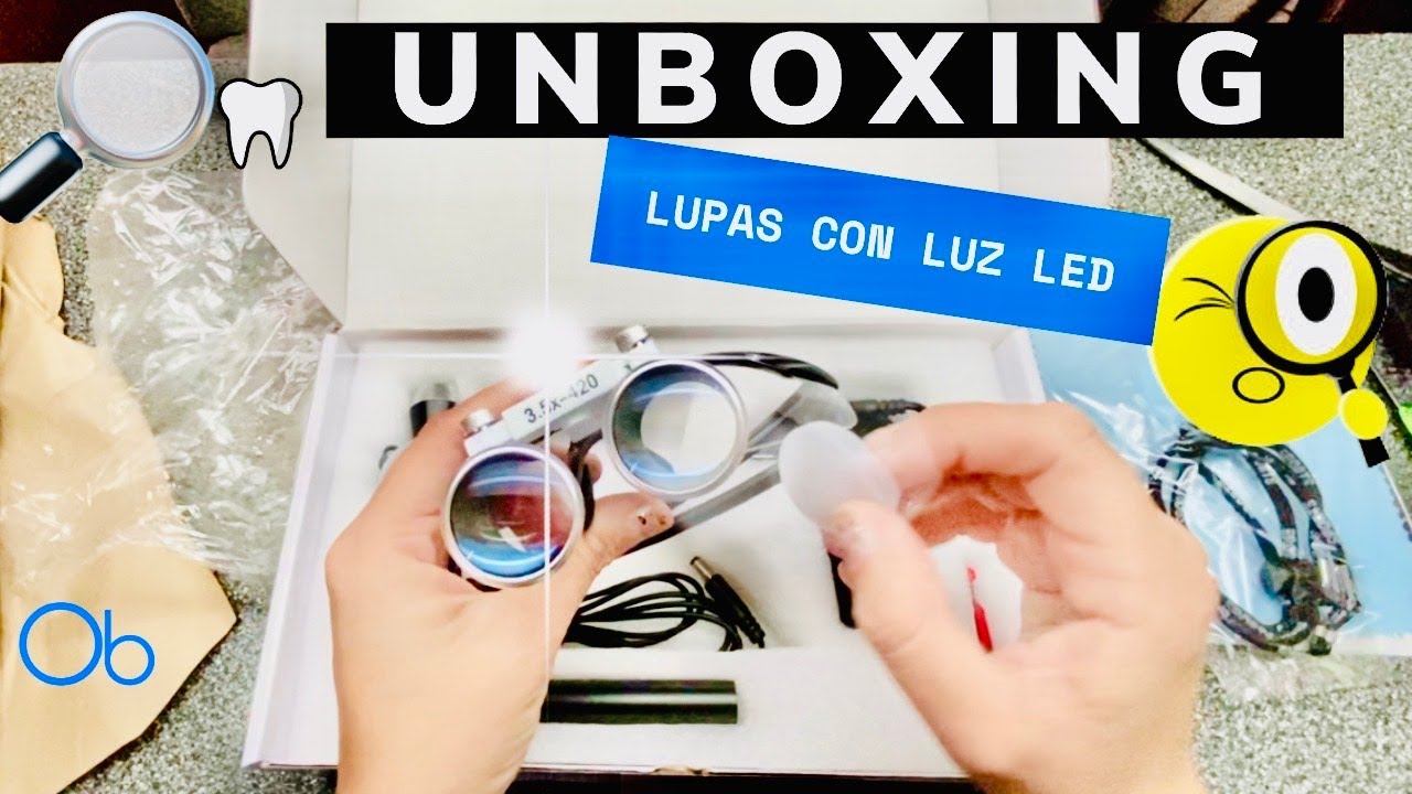UNBOXING: Lupas de Magnificación con luz Led🔎 🦷   Lupas Galileanas
