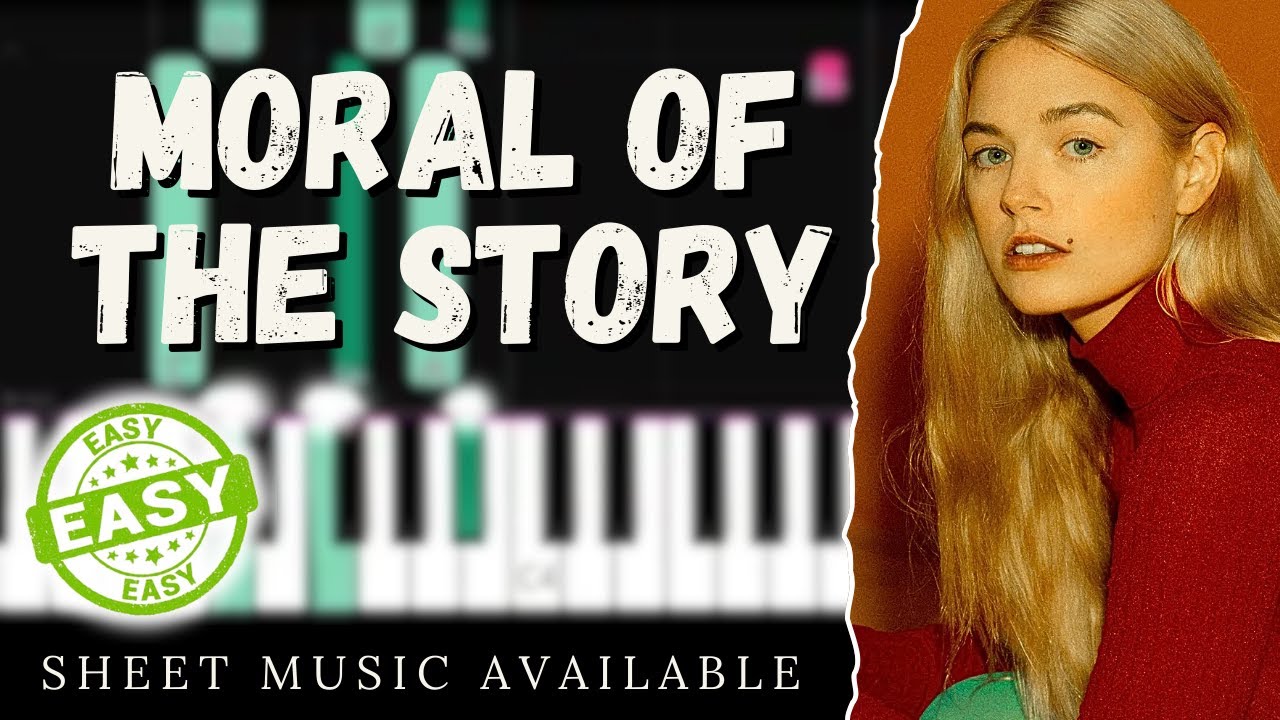 Ashe - Moral Of The Story (Easy Piano Tutorial)