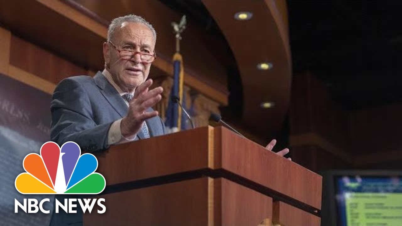 Senator Chuck Schumer Goes After McConnell For Inaction On Election Security Bill | NBC News