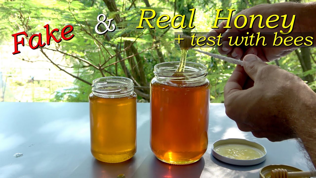Difference between fake and real honey