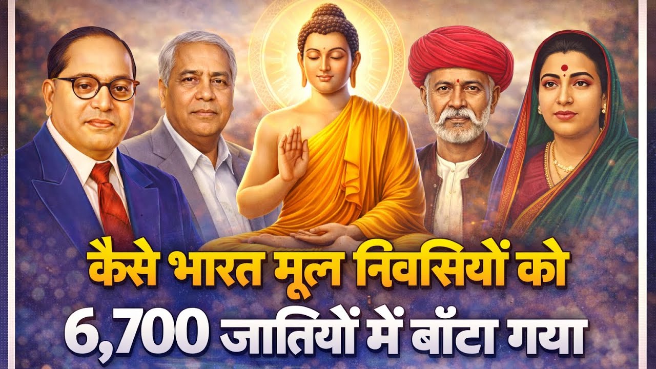 🌟कैसे भारत के मूल निवासियों✨को 6700 जातियों में बाँटा गया💥
