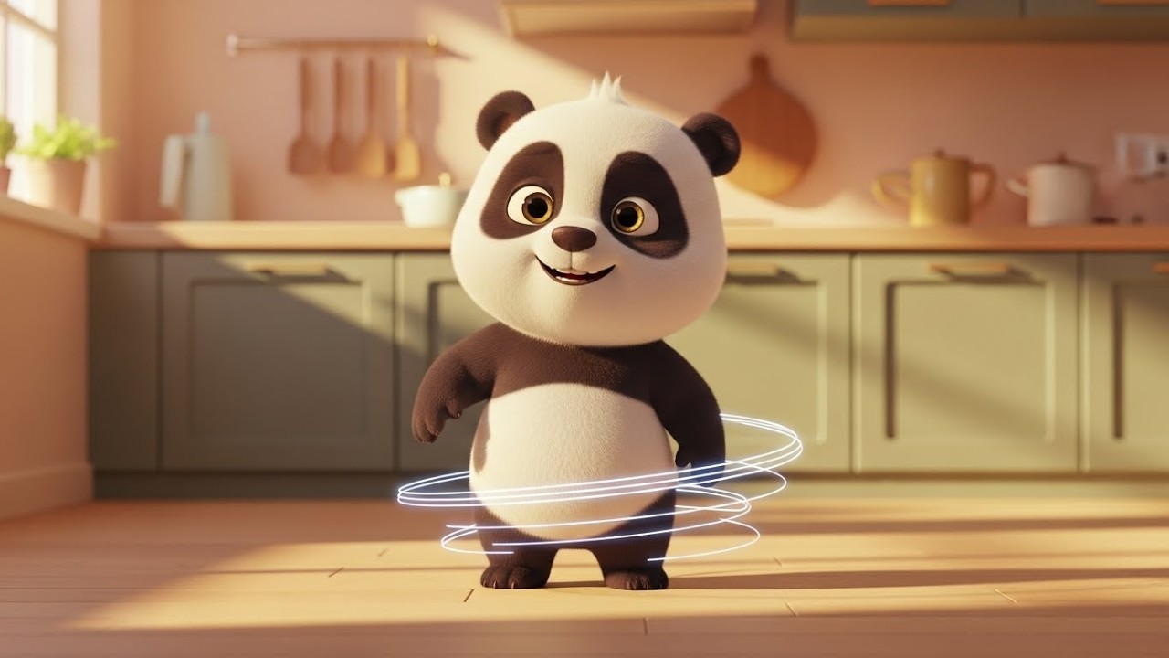 Завтрак-танец маленькой панды «Ням-ням» 🐼🥣🕺 | Мультфильм для детей и весёлые приключения
