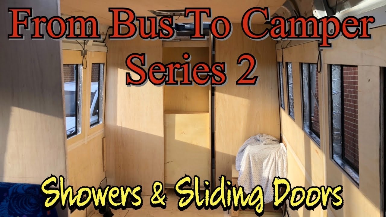 Shower Room & Dividing Door Install, From Bus To Camper 
