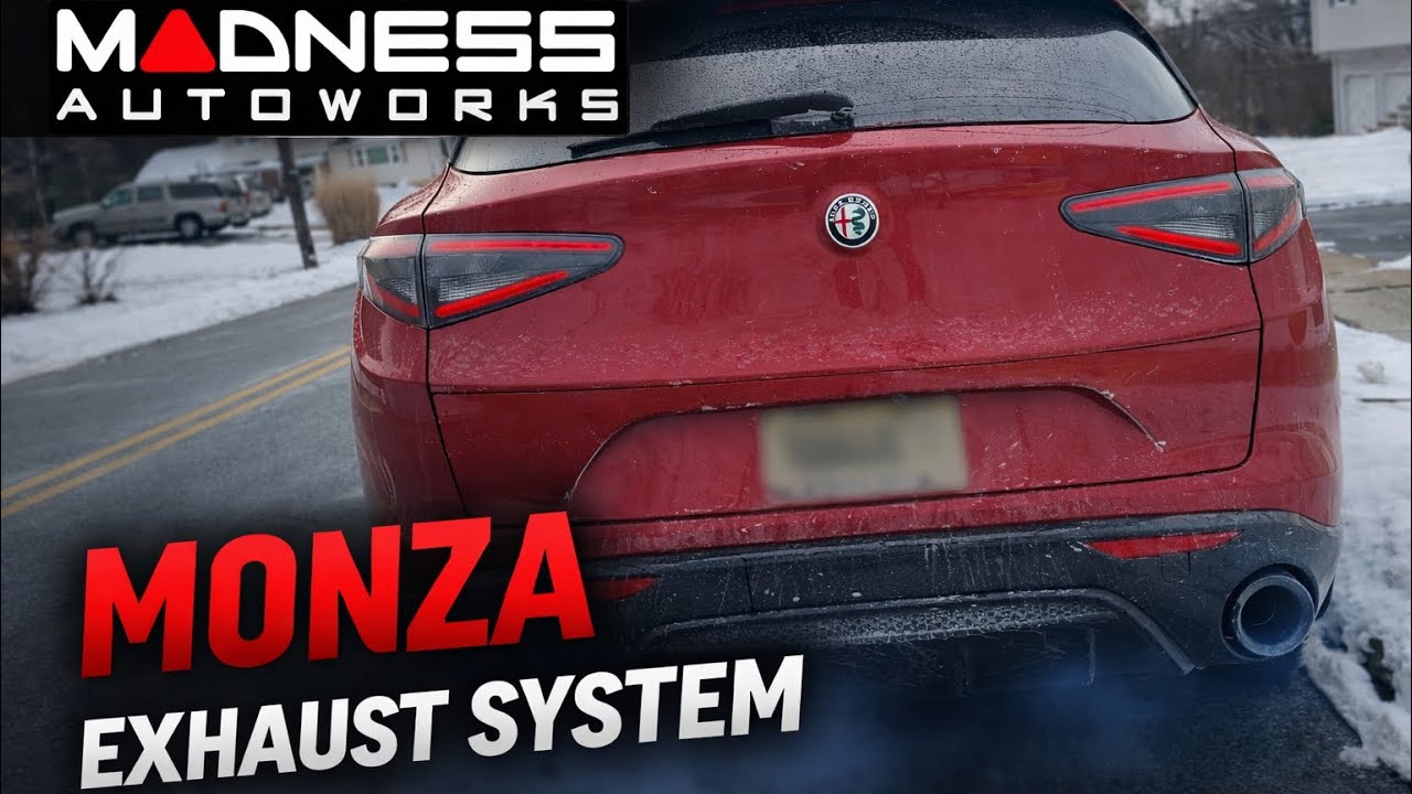 Alfa Romeo Stelvio 2.0 Monza Exhaust System | Madness Autoworks 