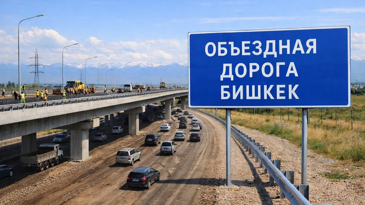 Реконструкция Объездной Дороги Бишкек | Кант, ГЭС-5, Алматинка #снос #ремонтдорог #кыргызстан #kgz