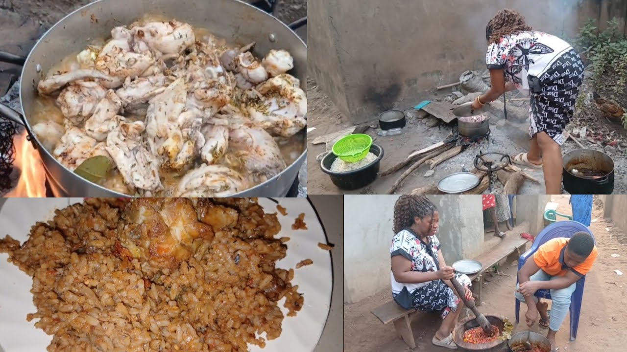COOKING AND SHARING FOR THE WHOLE VILLAGE| THEY TURNED ME TO CHEF|LIFE IN AFRICAN VILLAGE@ifysworld1