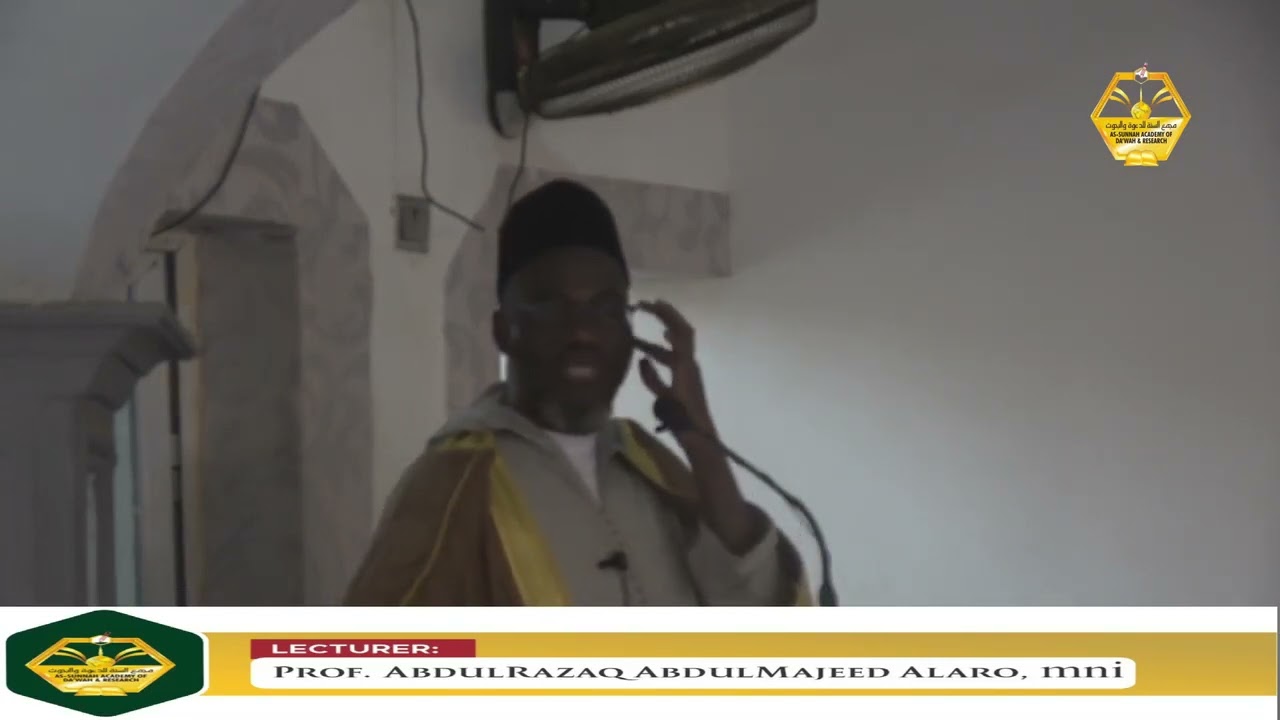 Reconciliation || PROF ALARO
