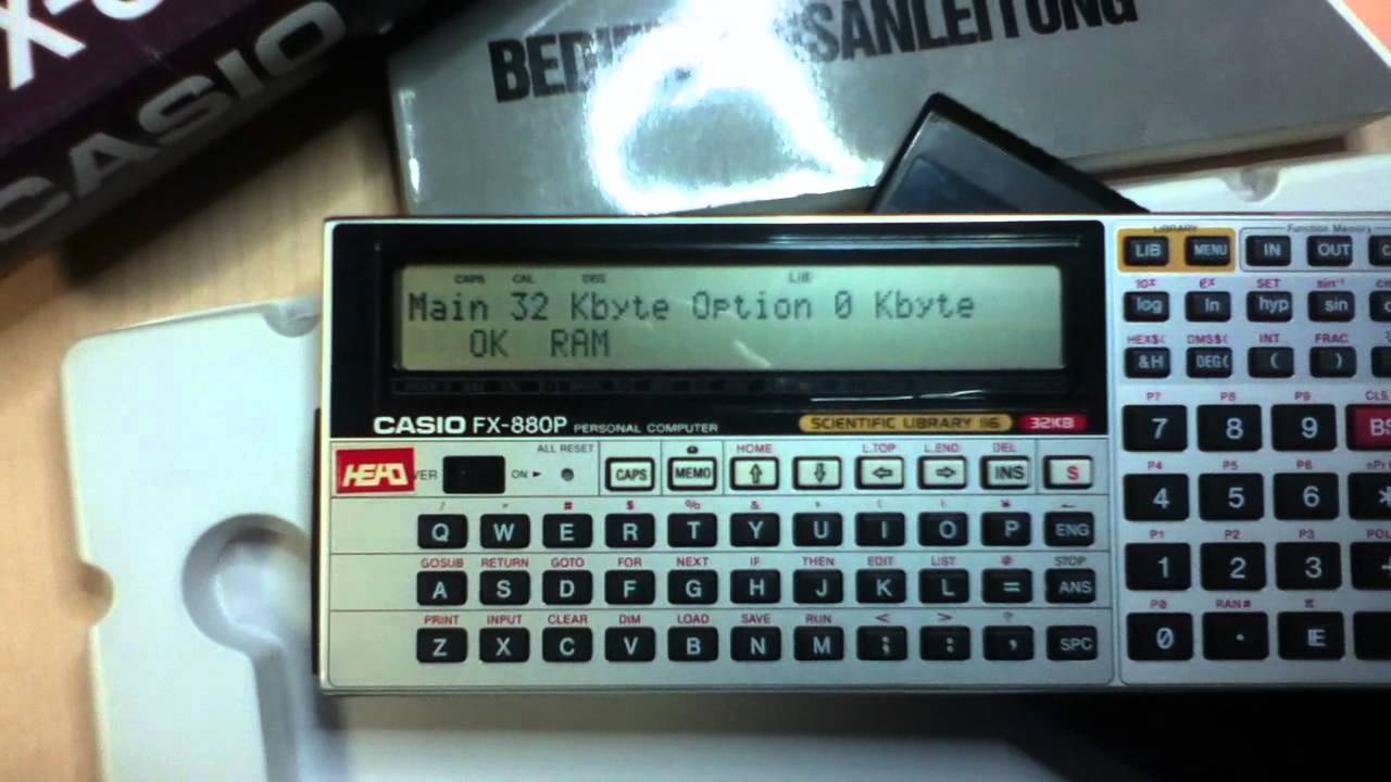Casio FX-880P (Boxed)