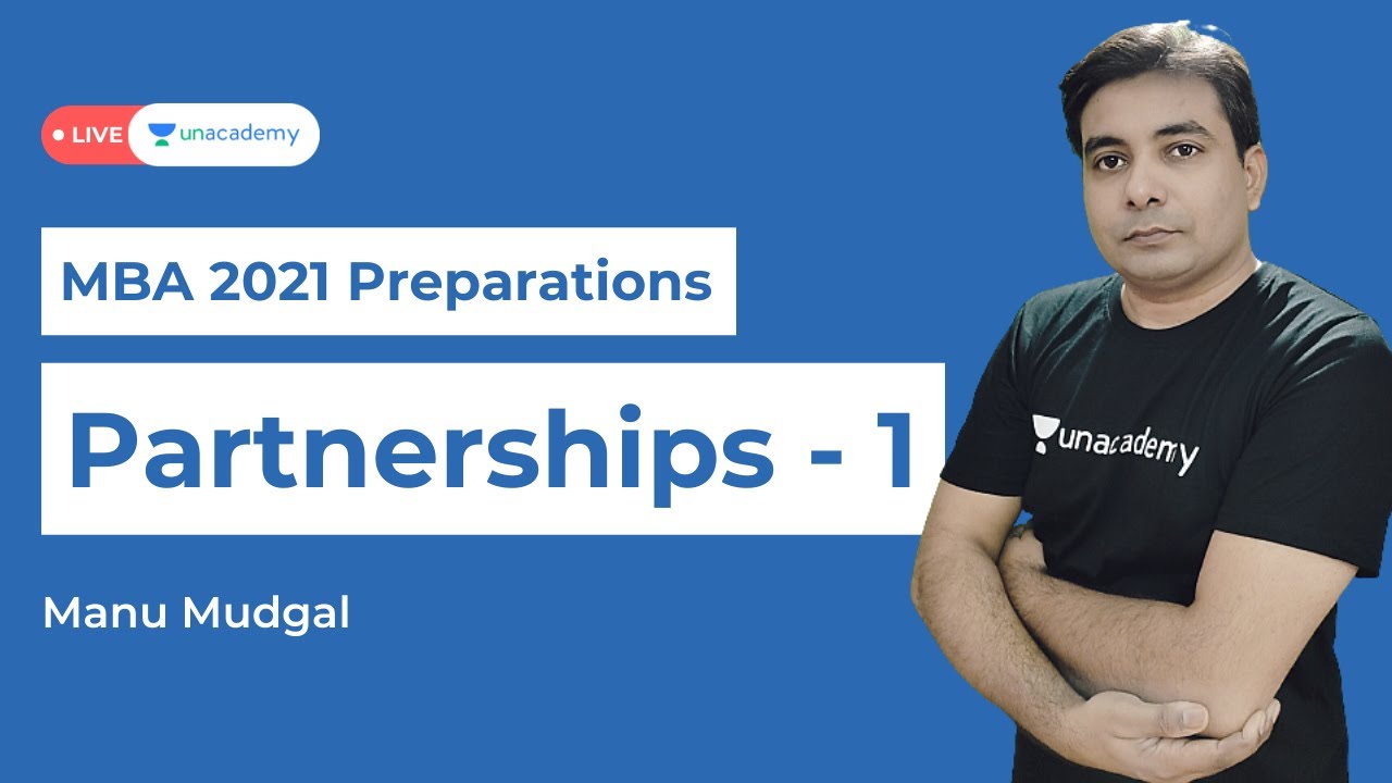 Partnership |1| cat 2021 quantitative aptitude classes | mba exams strategy preparation